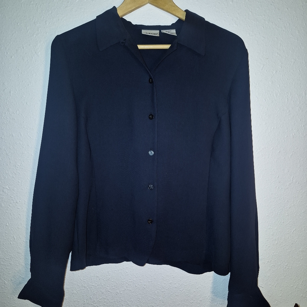 Liz Baker Black Blouse